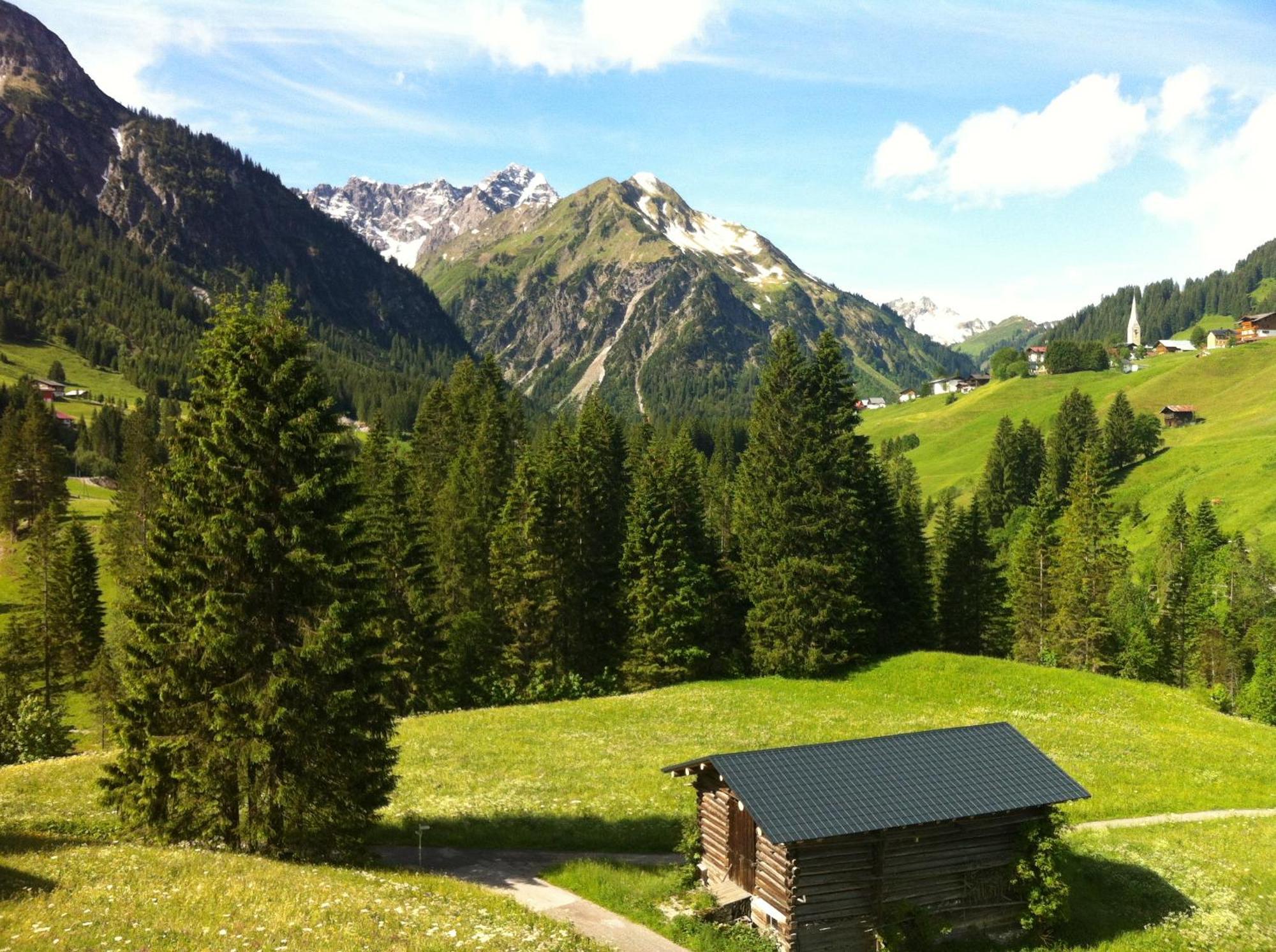Gaestehaus Wildbach Mittelberg Buitenkant foto
